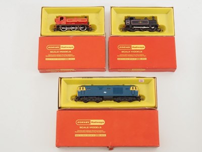 Lot 495 - A group of HORNBY OO gauge locomotives...