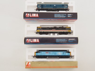 Lot 501 - A group of LIMA OO gauge diesel and electric...