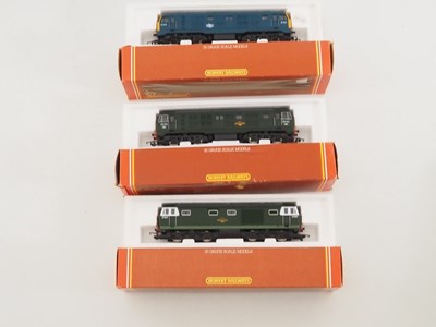 Lot 512 - A group of HORNBY OO gauge diesel locomotives...