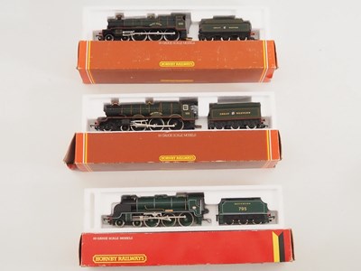 Lot 517 - A group of HORNBY OO gauge steam locomotives...