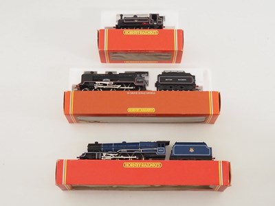 Lot 518 - A group of HORNBY OO gauge steam locomotives...