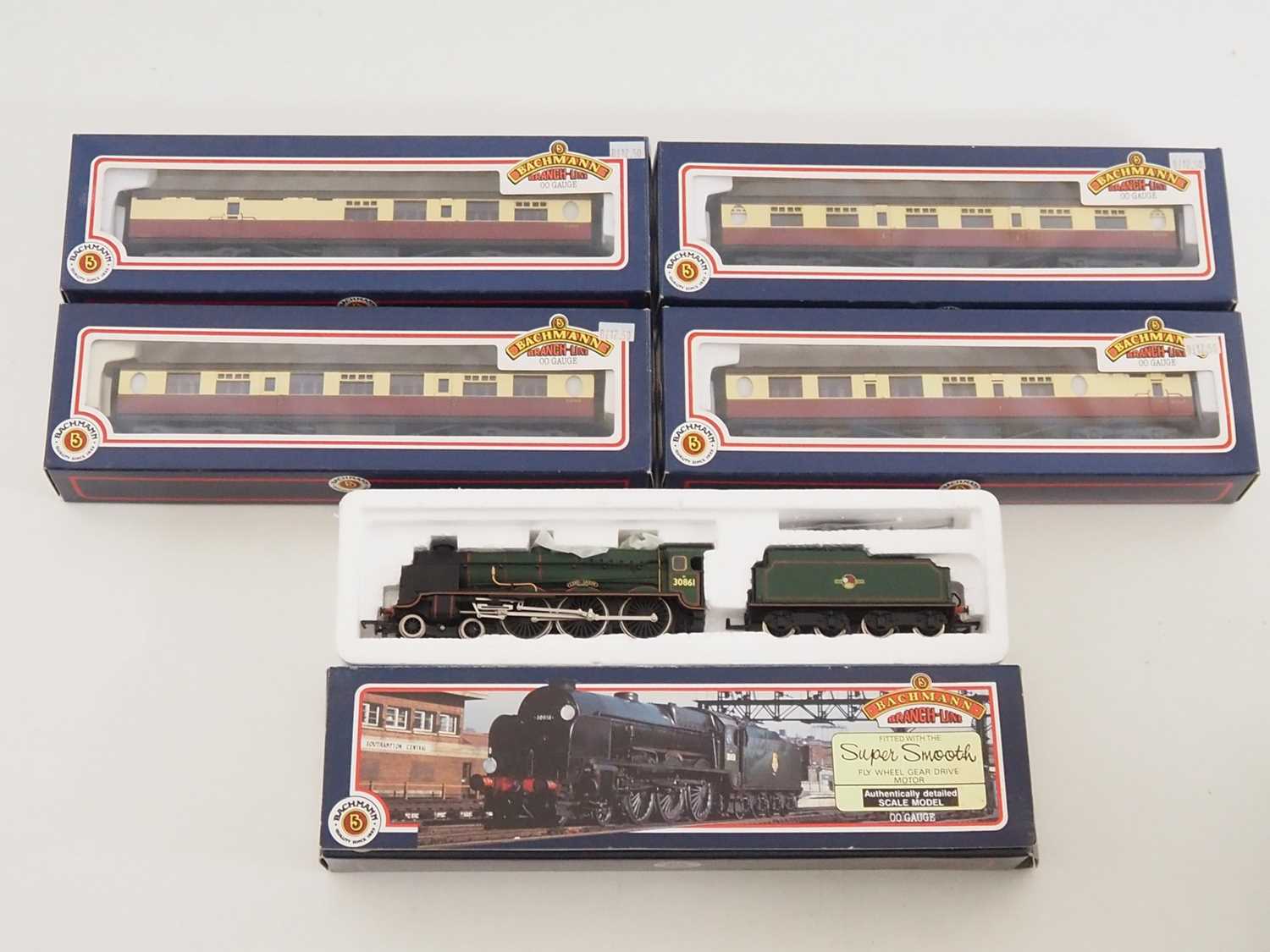 Lot 524 - A BACHMANN OO gauge 'Lord Nelson' steam...