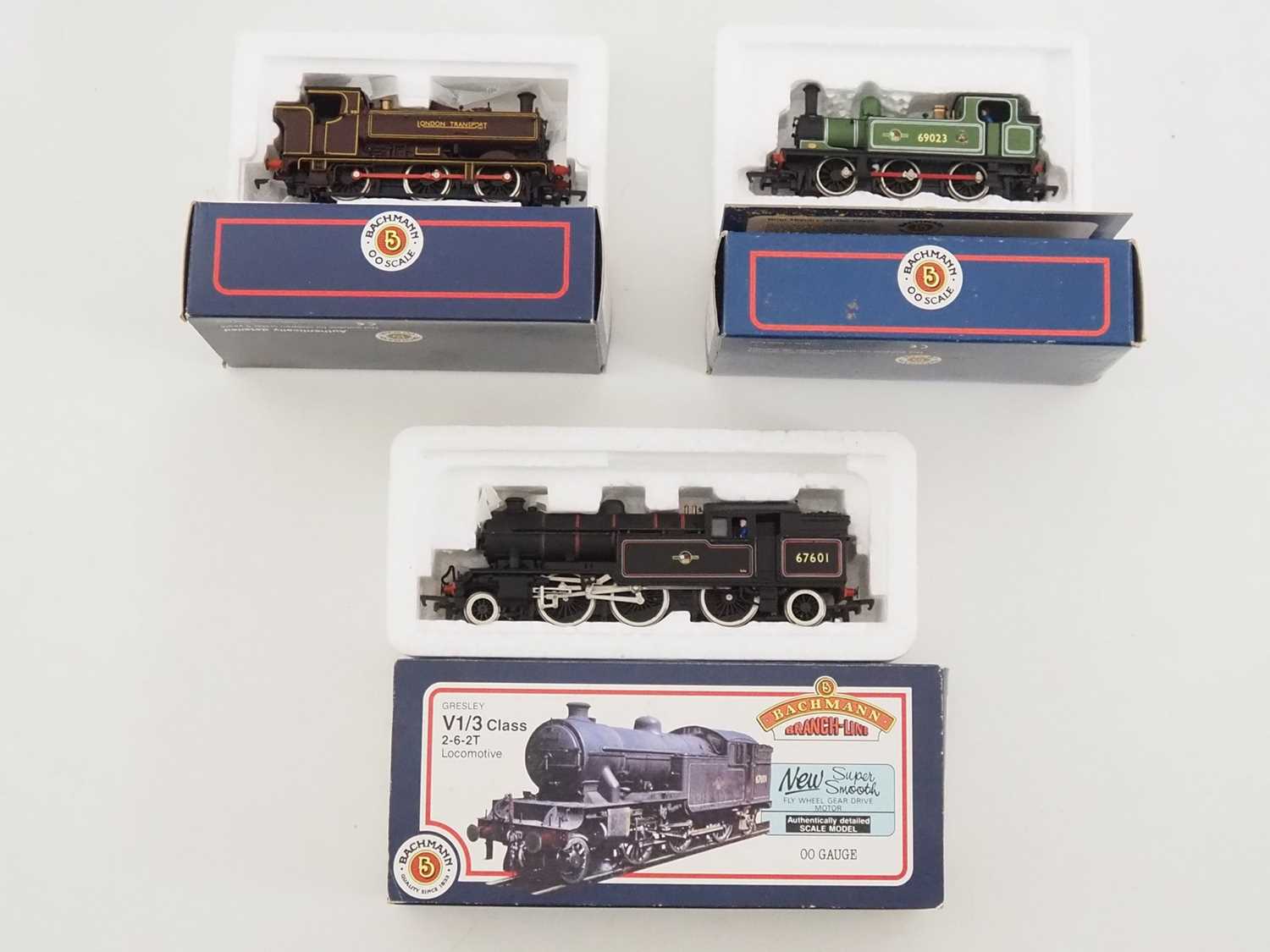 Lot 539 - A group of BACHMANN OO gauge steam tank...