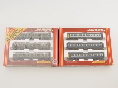 Lot 542 - A pair of HORNBY OO gauge class 110 3-car DMU...