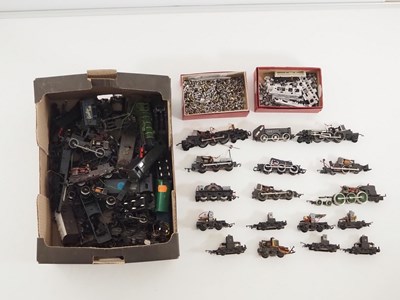 Lot 548 - A large quantity of OO gauge chassis, motor...