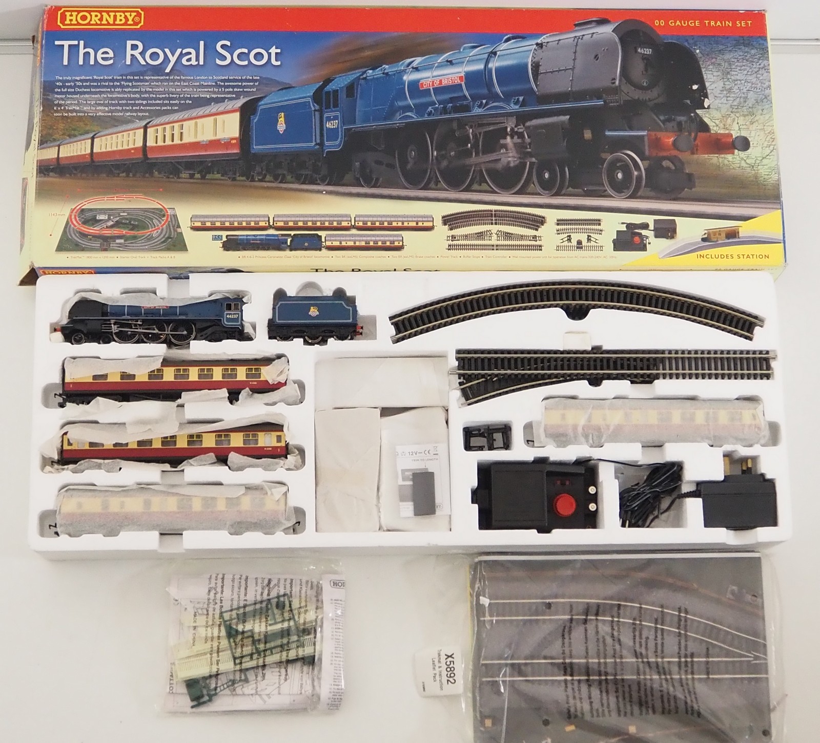 Hornby royal scot train set outlet