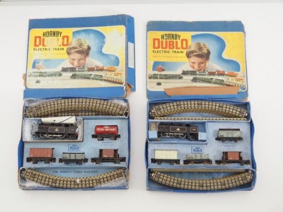 Lot 560 - A pair of mostly compete HORNBY DUBLO OO gauge...