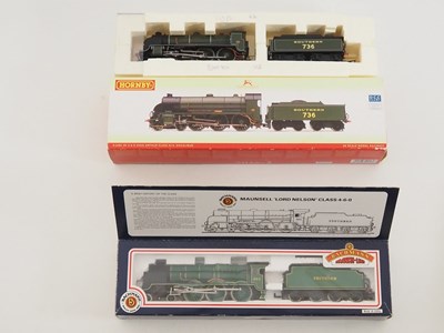 Lot 592 - A pair of OO gauge Southern steam locomotives...