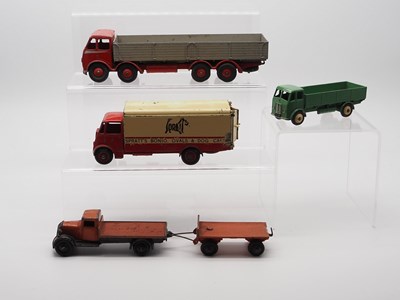 Lot 60 - A group of DINKY trucks, comprising of a 501...