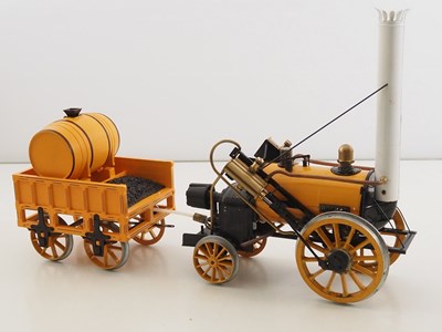 Lot 607 - A HORNBY 3.5" scale live steam Stephenson's...