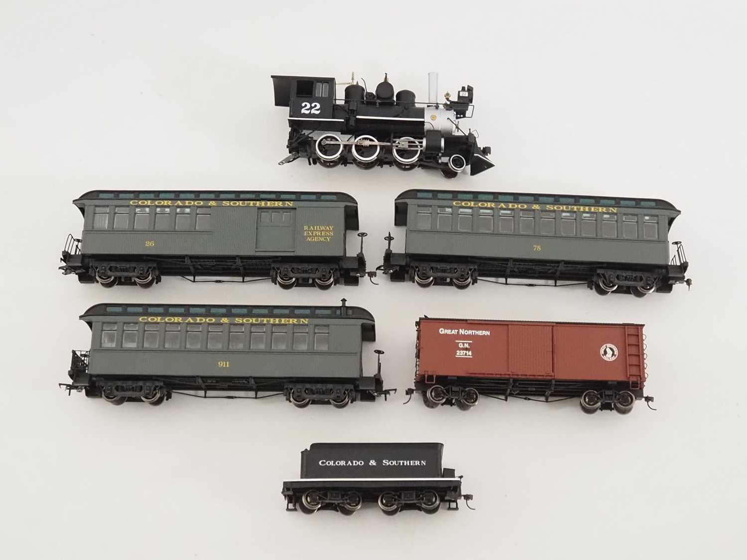 Lot 615 - A group of SPECTRUM On30 gauge rolling stock...