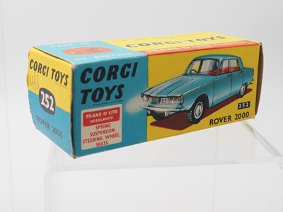 Lot 72 - A CORGI No 252 Rover 2000, steel blue with...