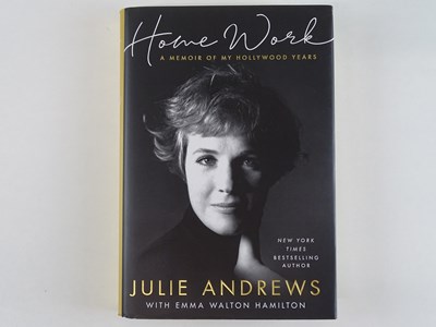 Lot 84 - JULIE ANDREWS - Signed memoir 'Home Work' -...