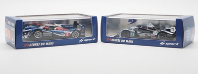 Lot 92 - A pair of 1:43 scale hand built resin models...