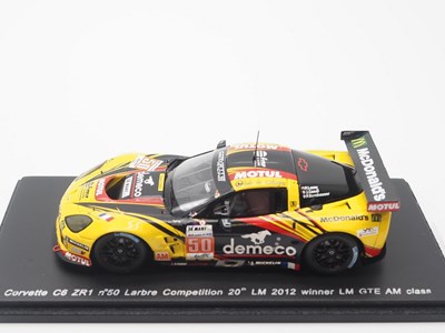Lot 93 - A pair of 1:43 scale hand built resin models...
