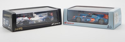 Lot 94 - A pair of 1:43 scale hand built resin models...