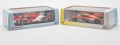 Lot 95 - A pair of 1:43 scale hand built resin models...