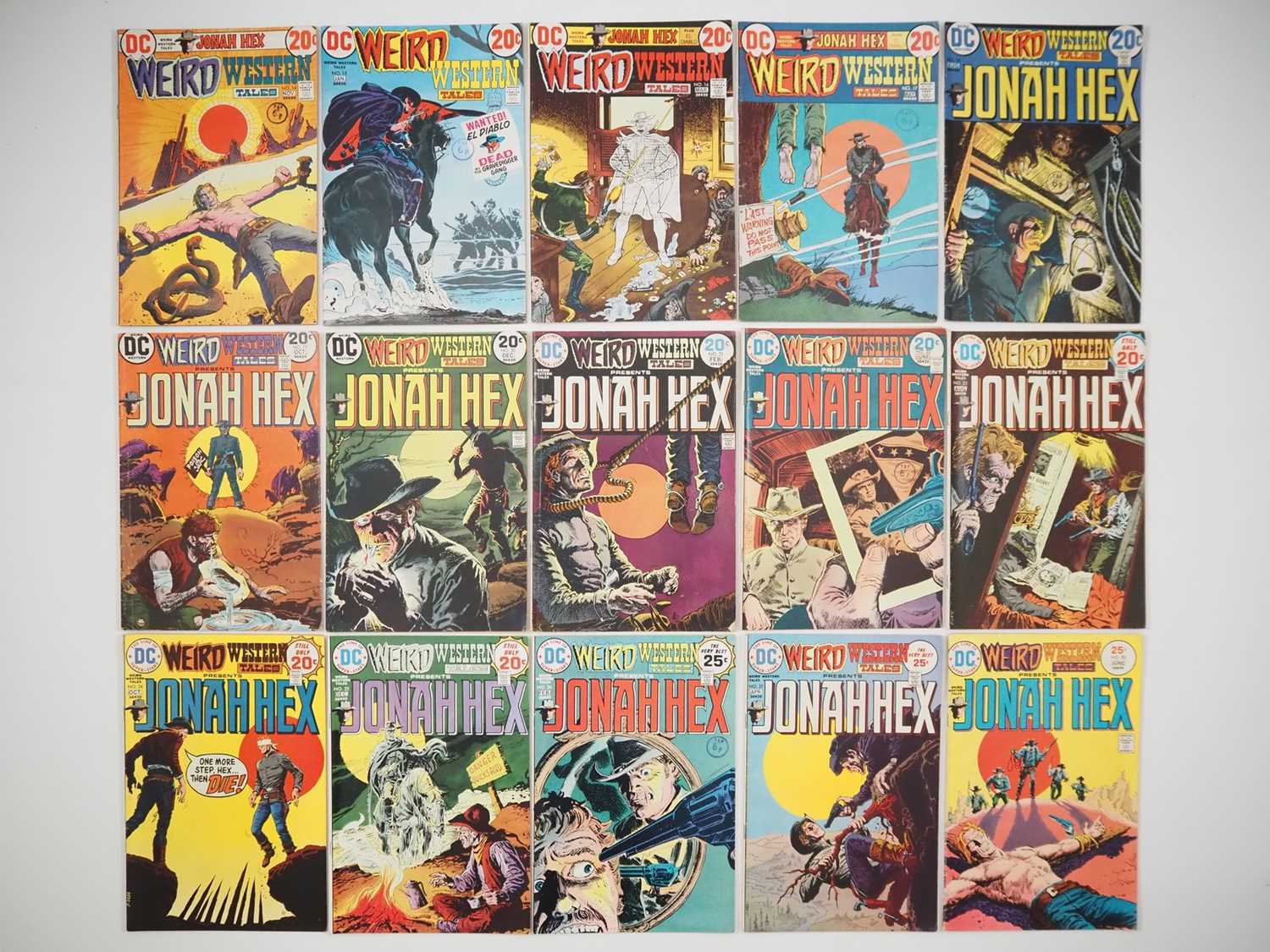 Lot 132 - WEIRD WESTERN TALES #14 to 28 (15 in Lot) -...