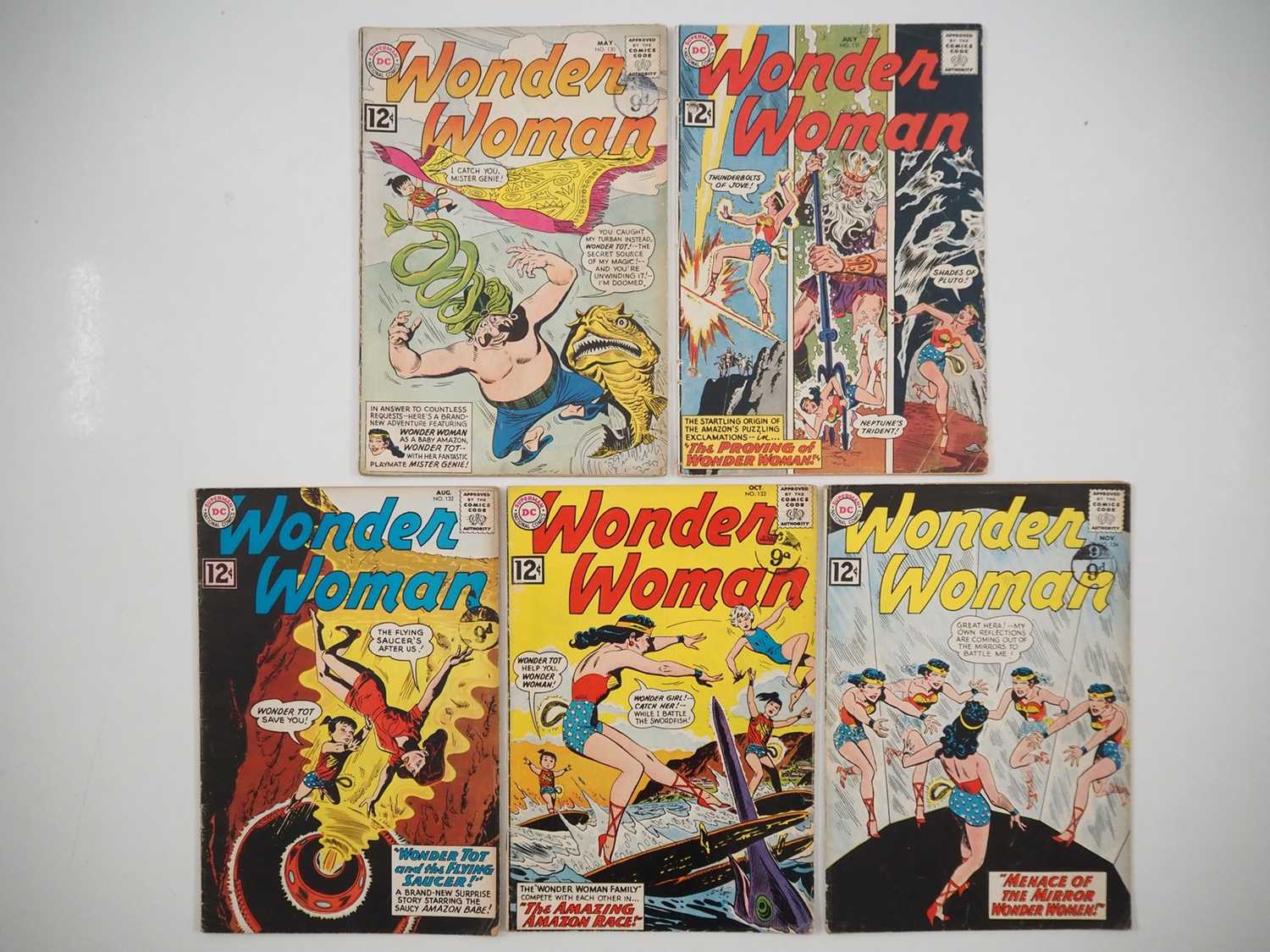 Lot 144 - WONDER WOMAN #130, 131, 132, 133, 134 (5 in...