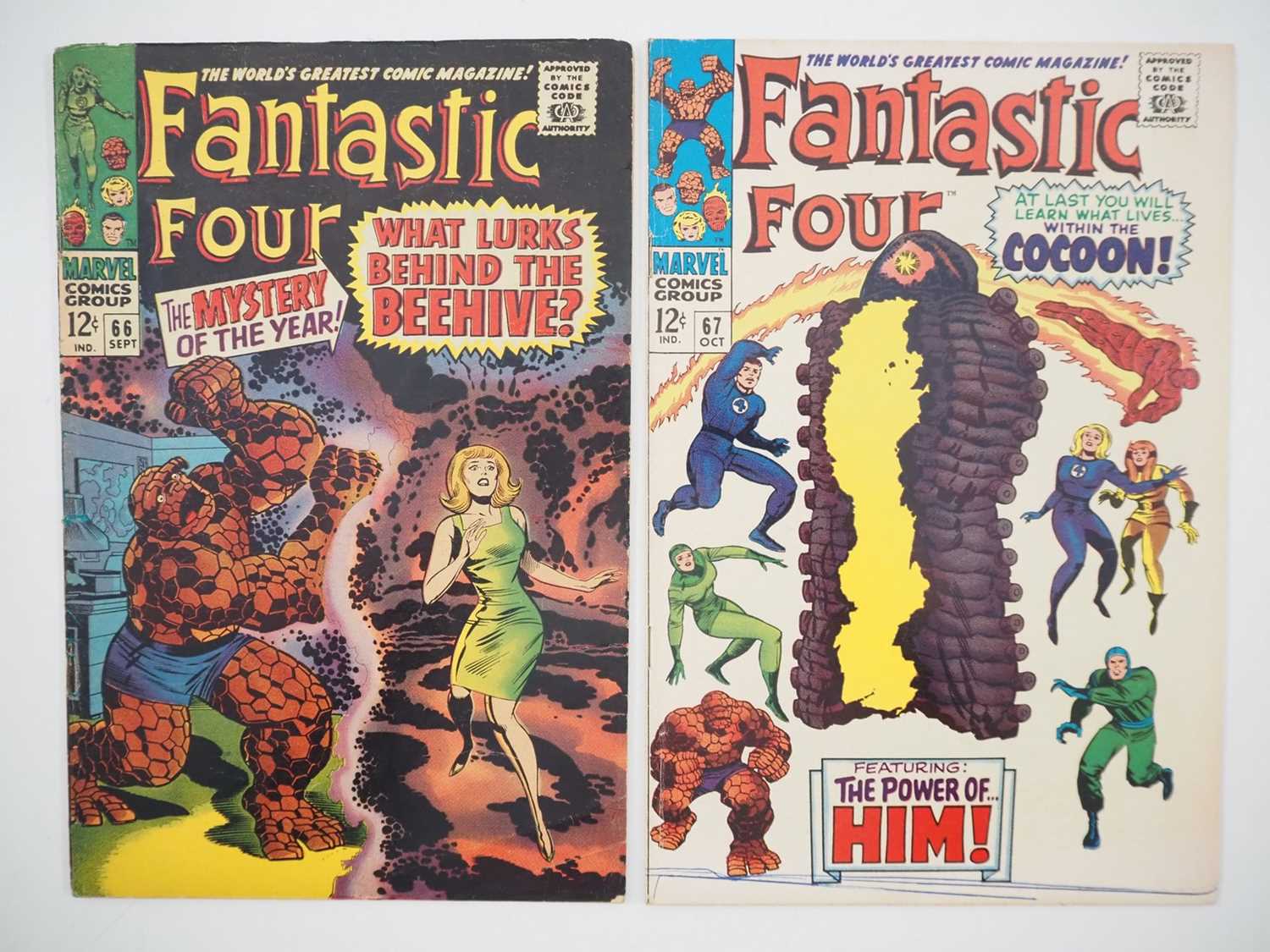 Lot 153 - FANTASTIC FOUR #66 & 67 (2 in Lot) - (1967 -...