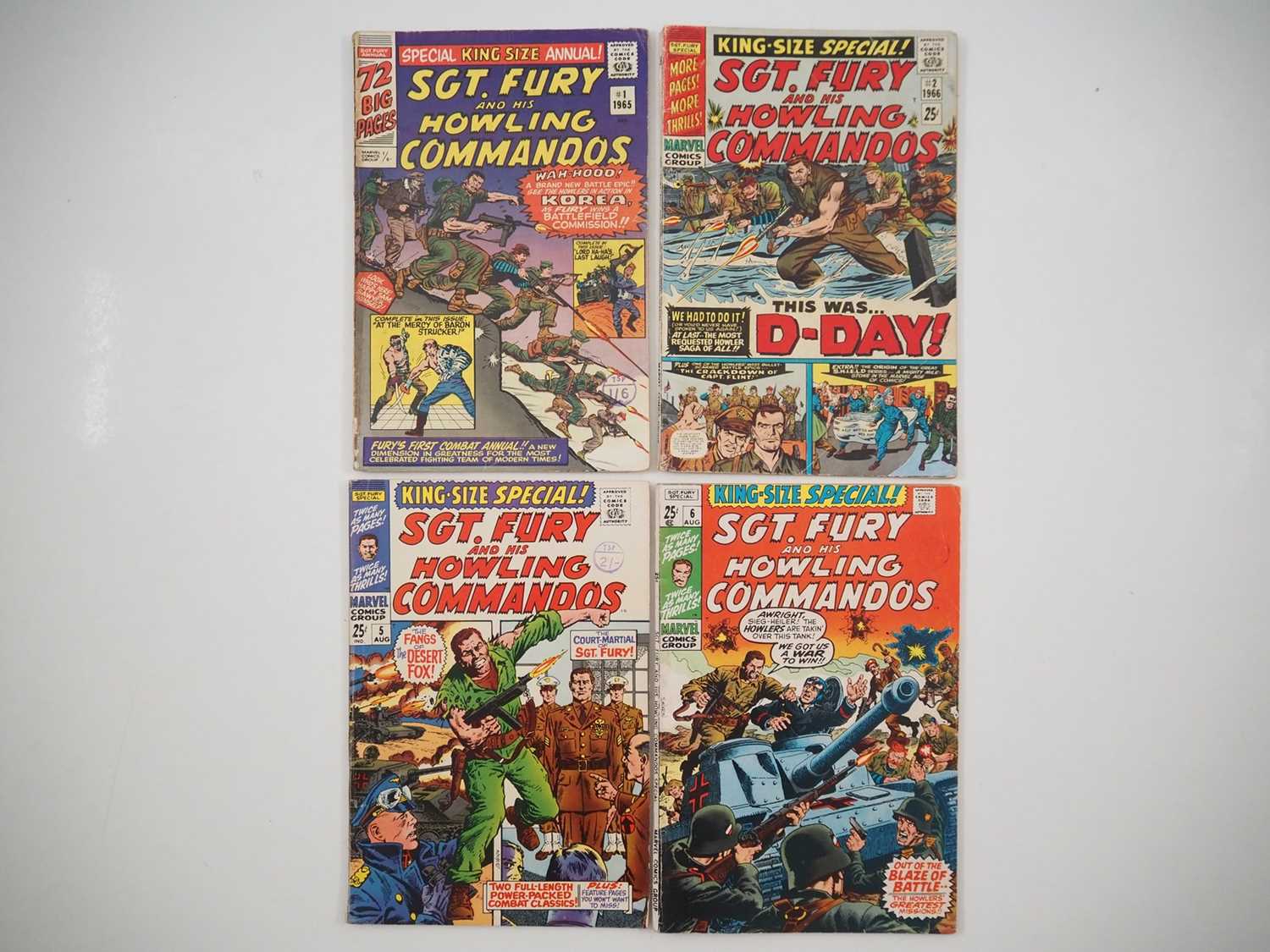 Lot 163 - SGT. FURY AND HIS HOWLING COMMANDOS KING-SIZE...