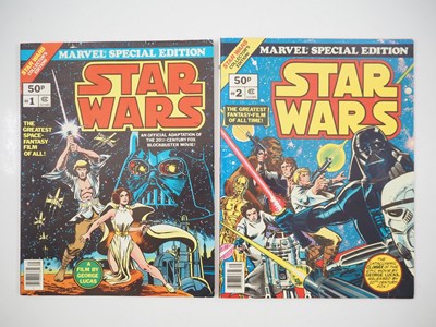 Lot 182 - STAR WARS: MARVEL TREASURY EDITIONS #1 & 2 (2...