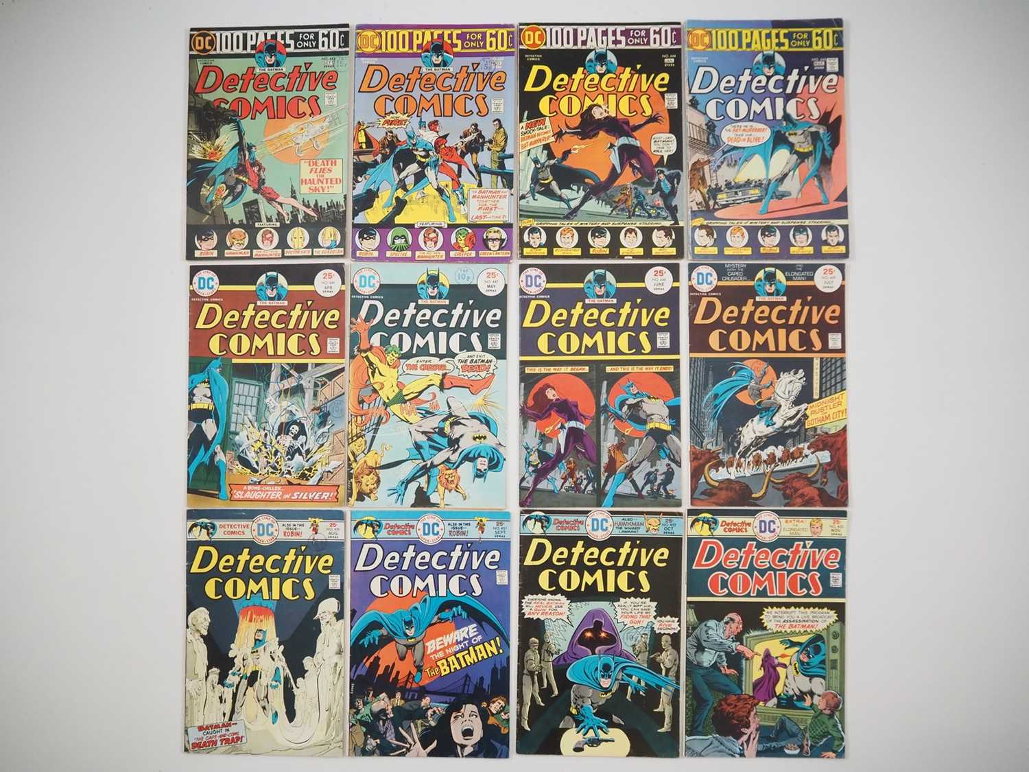 Lot 220 - DETECTIVE COMICS #442, 443, 444, 445, 446, 447,...