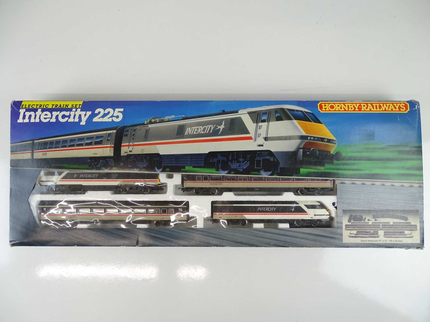 Lot 496 - A HORNBY R696 OO Gauge Intercity 225 Train Set...