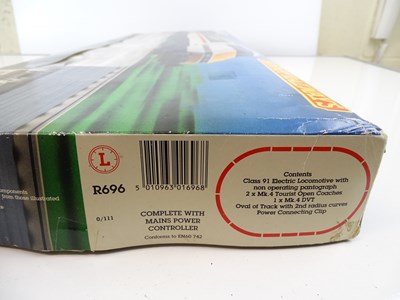 Lot 496 - A HORNBY R696 OO Gauge Intercity 225 Train Set...