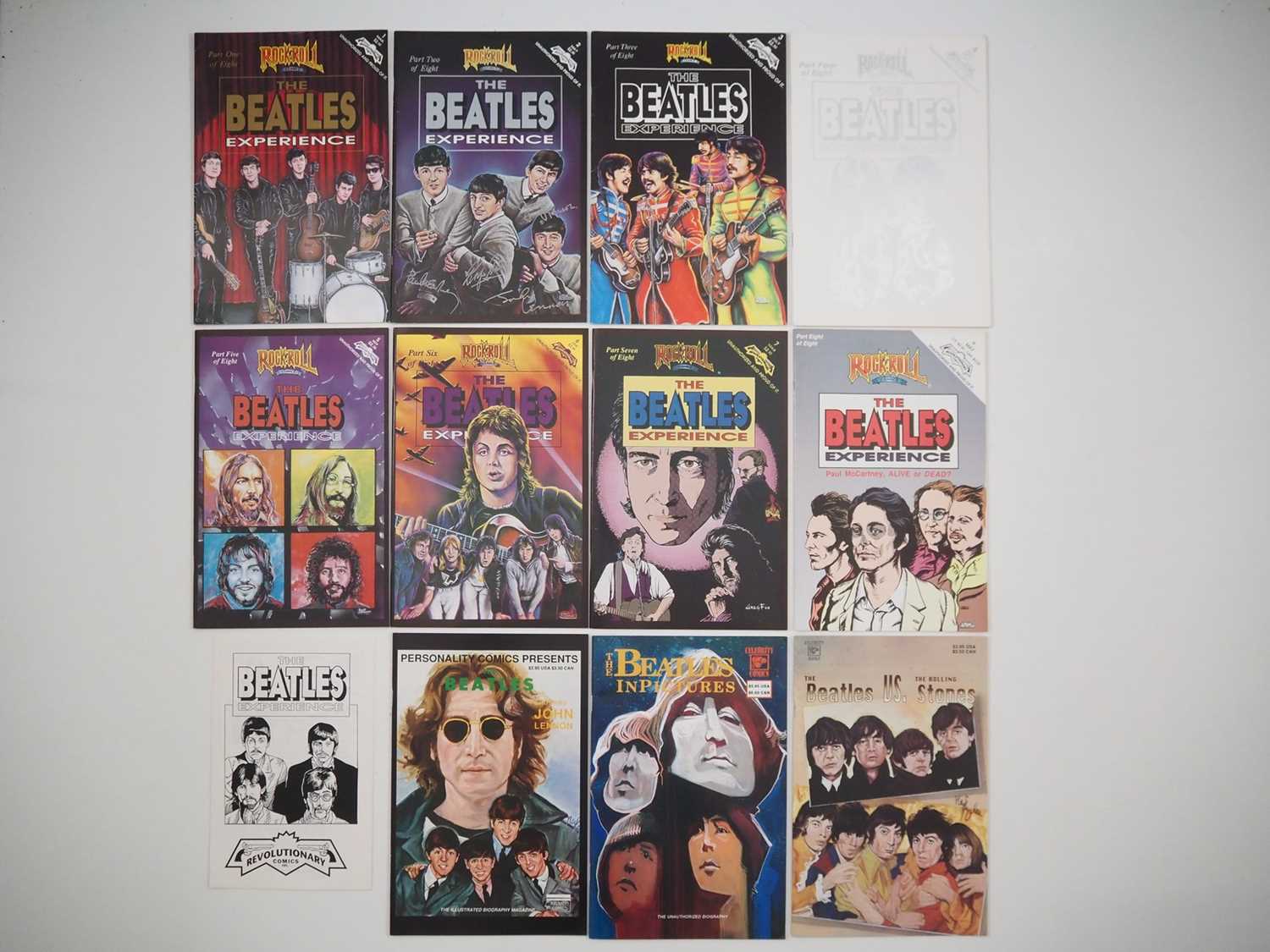 Lot 318 - BEATLES COMICS LOT (12 in Lot) - Includes THE...