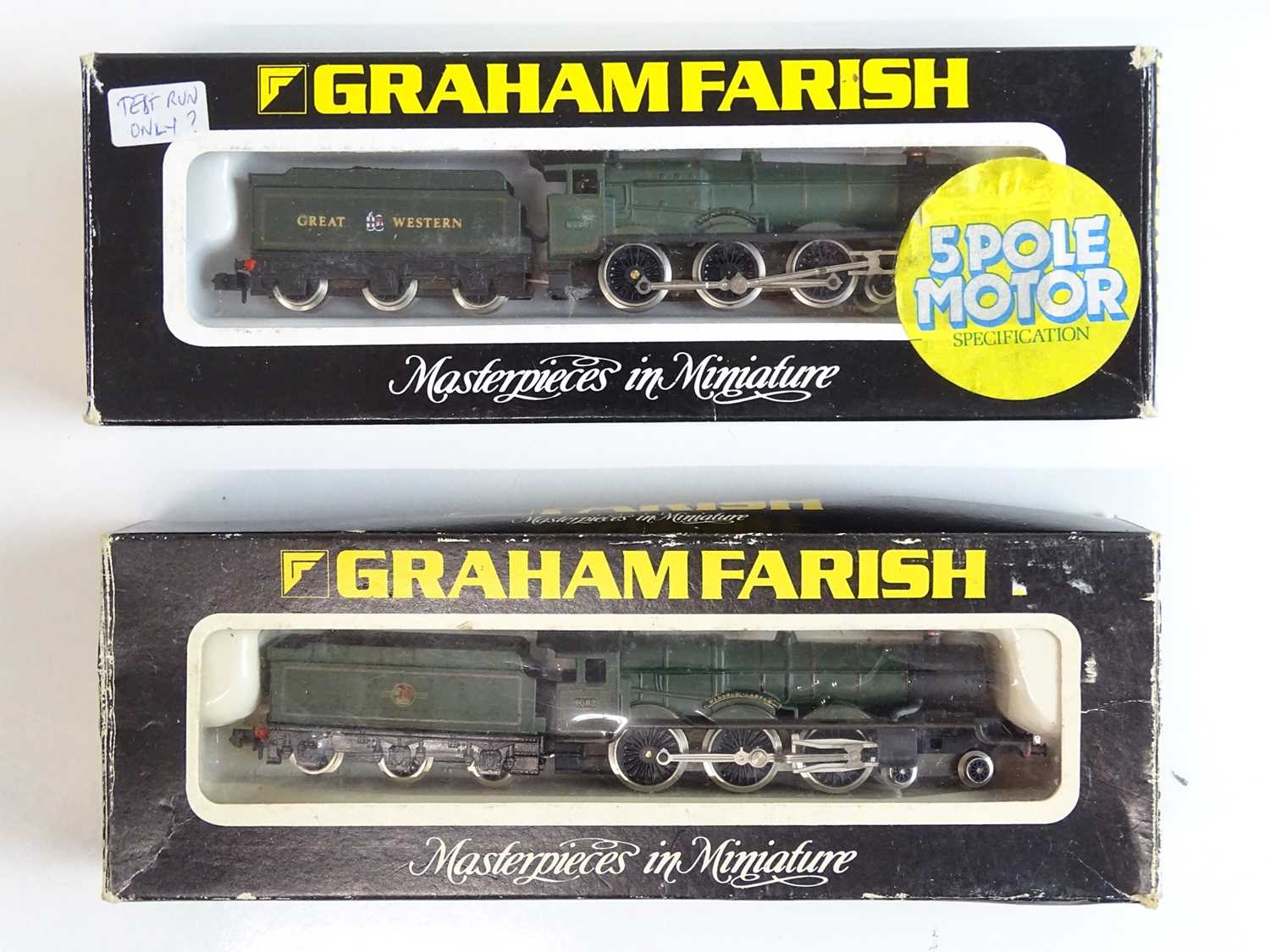 Lot 50 - A pair of N Gauge steam locomotives by GRAHAM...