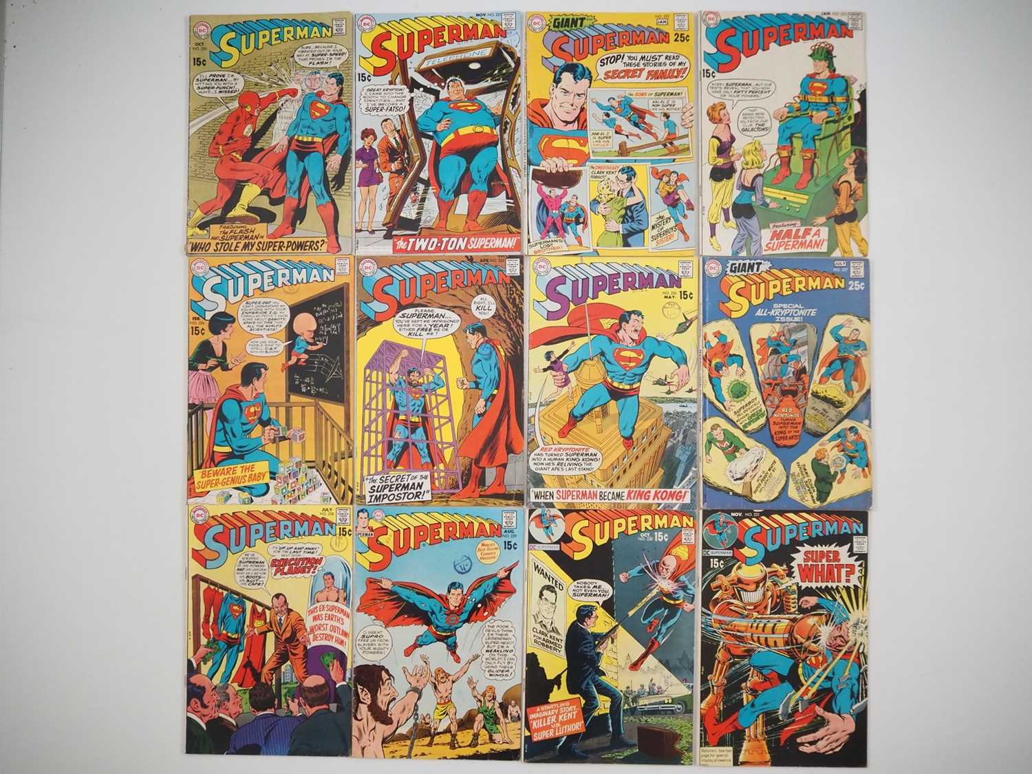 Lot 365 Superman 220 221 222 223 224 225 226