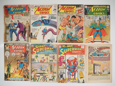 Lot 371 - SUPERMAN LOT (8 in Lot) Includes ACTION COMICS...