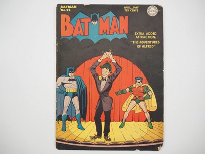 Lot 395 - BATMAN #22 (1944 - DC) - First cover...