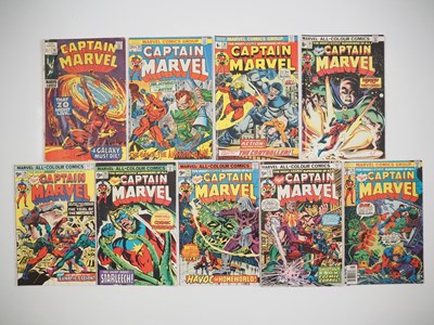 Lot 454 - CAPTAIN MARVEL #15, 24, 30, 36, 38, 40 to 42,...