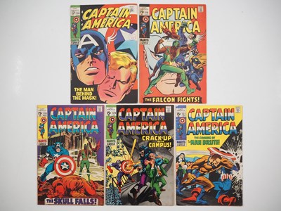 Lot 467 - CAPTAIN AMERICA #114, 118, 119, 120, 121 (5 in...