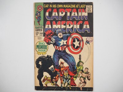 Lot 472 - CAPTAIN AMERICA #100 - (1968 - MARVEL) -...