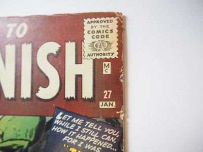 Lot 475 - TALES TO ASTONISH #27 (1962 - MARVEL) - First...
