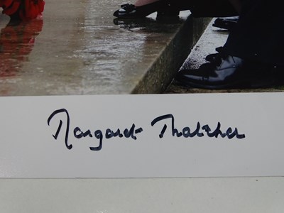 Lot 89 - MARGARET THATCHER - A signed 10x8 colour...