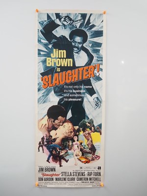 Lot 113 - SLAUGHTER (1972) (JIM BROWN) - US insert with...