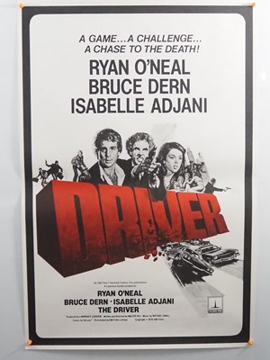 Lot 116 - THE DRIVER (1978) - A one sheet film poster...