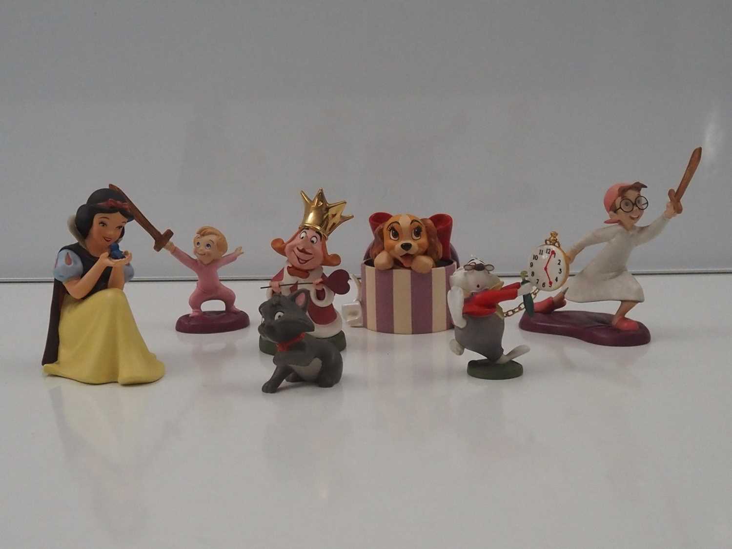 Lot 123 - WALT DISNEY: A group of 7 ceramic Classic...