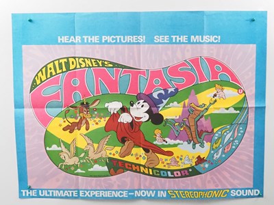 Lot 128 - WALT DISNEY: FANTASIA (1976 Release) - UK Quad...