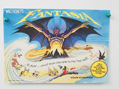 Lot 128 - WALT DISNEY: FANTASIA (1976 Release) - UK Quad...