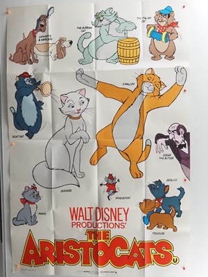 Lot 131 - WALT DISNEY: THE ARISTOCATS (1980 re-release)...