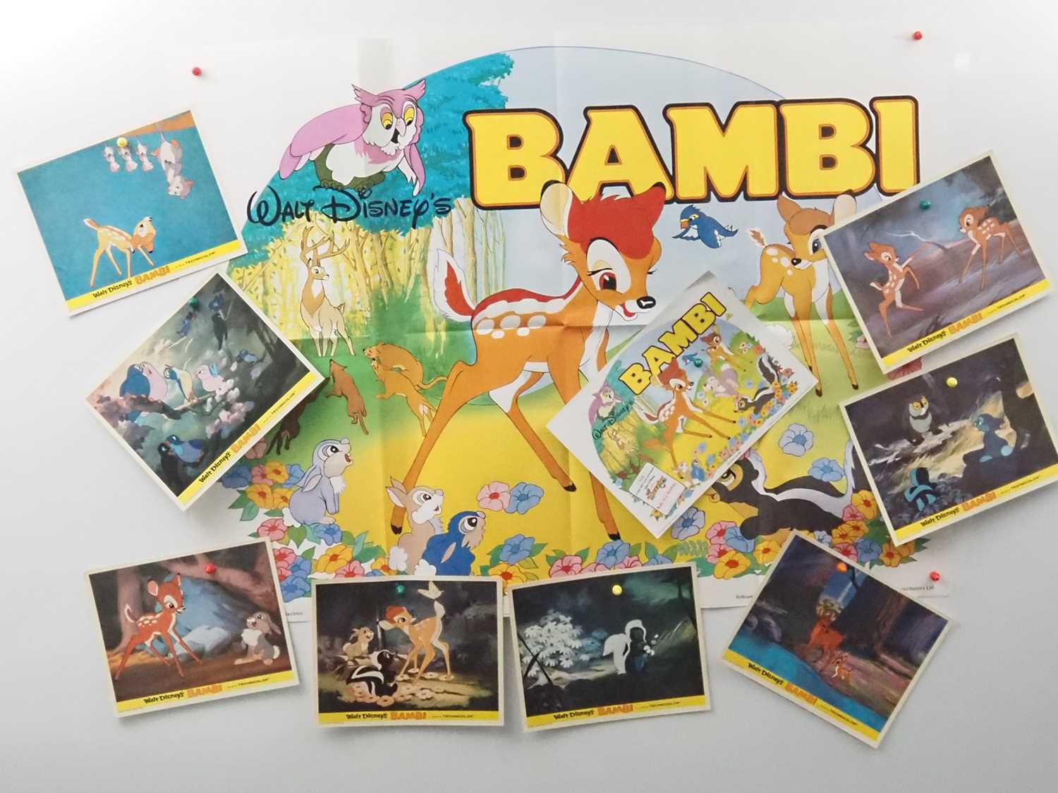 Lobby Card 1966rr BAMBI Disney animated classic teenage