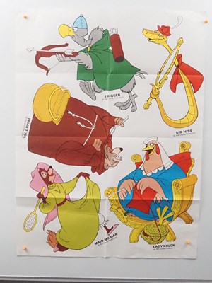 Lot 133 - WALT DISNEY: ROBIN HOOD (1970S) A group of 3...