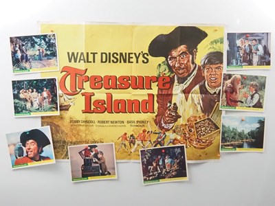 Lot 134 - WALT DISNEY: TREASURE ISLAND (1975) A UK Quad...