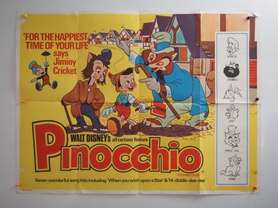 Lot 140 - WALT DISNEY: PINOCCHIO (1940 - 1960s release)...