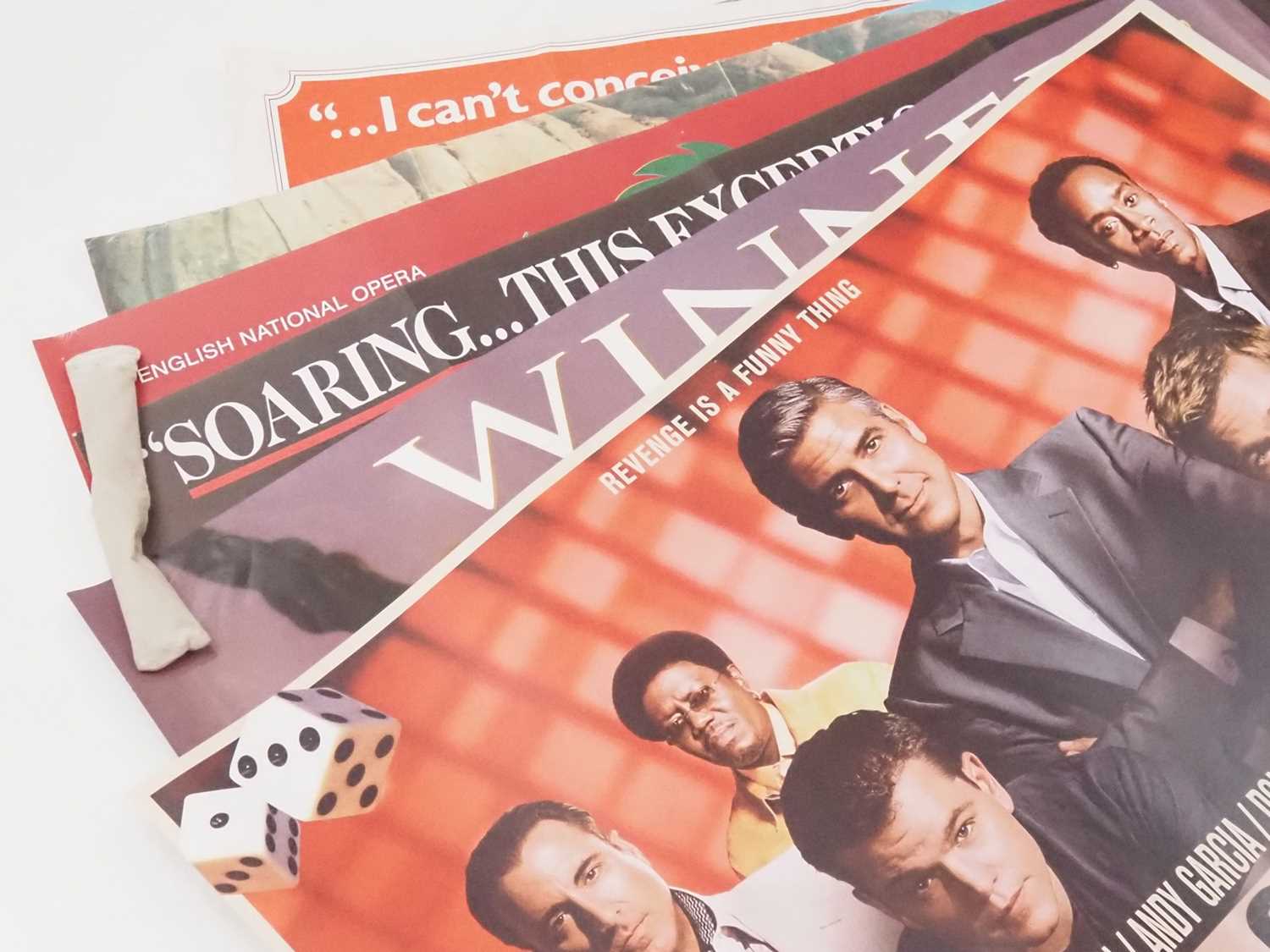 Lot 141 A group of mixed drama UK Quad film posters